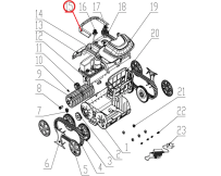 Комплект ручок до пилососа Wybotics WY200, (Handle kit №15/WY200)