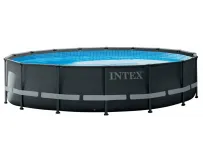 Каркасний басейн Intex 26326 ULTRA XTR (488х122 см) з пісочним фільтром, драбиною та тентом