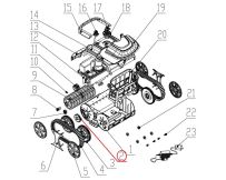 Шестерня колеса до пилососа Wybotics WY200 (No 2 S.WY3312Pro.001)