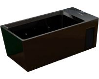 Крижана ванна Aquajoy All-In (195x90x71 см), Black Acrylic