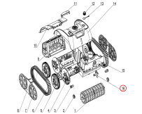 Зовнішній світлодіодний індикатор до пилососа Aquajoy Cyclone C1 Pro (S.OS7010.23.A.002)