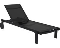 Шезлонг Aquajoy Casablanca, чорний