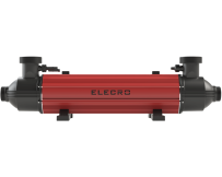 Теплообмінник трубчастий Elecro G2C 320 кВт, титан и сталь AISI-316L