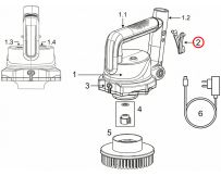 Кріплення V-подібне (кліпса) Kokido SCRUBBY