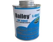 Клей для труб ПВХ Bailey L-6023 473 мл, прозорий