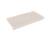 Бортова Г-образна плитка Aquaviva Montagna Light Gray, 595x345x50(20) мм