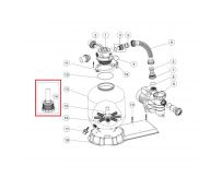 Дюзова коробка 89011602 в комплекті з трубою для Emaux P350