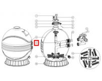 Дюзова коробка в комплекті з трубою для Emaux MFS27A 89012604