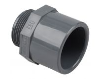 Подвійний адаптер ПВХ Hidroten 1002753, муфта/втулка, НР, d50-63 мм, 1 1/2"