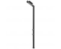 Душ вуличний Aquaviva Quick з LED підсвіткою та мийкою для ніг, графіт Q825/7015-QL