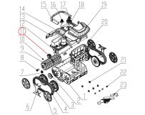 Привідна шестерня до пилососа Wybotics Osprey 700, WY200, (№11 S.WY3312Pro.027)