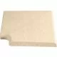 Кутовий копінговий камінь Aquazone Tuff 250x300x50-25 мм, бежевий (пористий)