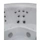 Переливний СПА-басейн Aquajoy Serenity (250х230х96 см), Сріблясто-білий мармур
