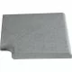 Кутовий копінговий камінь Aquazone Tuff 250x300x50-25 мм, сірий (пористий)