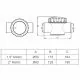 Зворотний клапан Emaux V40-1/V50-1 E (50-63 мм)