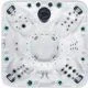СПА-басейн Passion Spas Joy (225х225х91 см), Сріблясто-білий