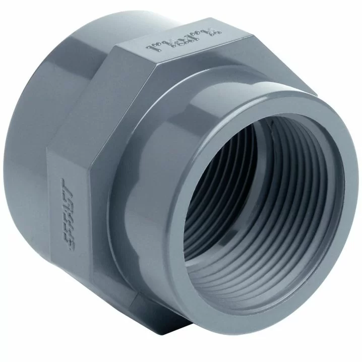Муфта ПВХ Effast редукційна, із внутрішньою різьбою