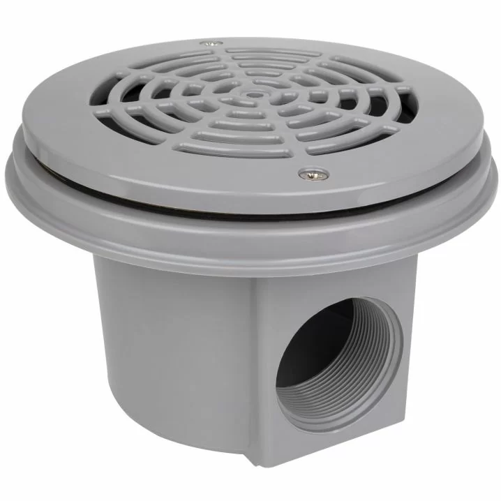 Злив донний Hayward 3253LGPAK2 2 "під лайнер (компл. 2 шт), світло-сірий