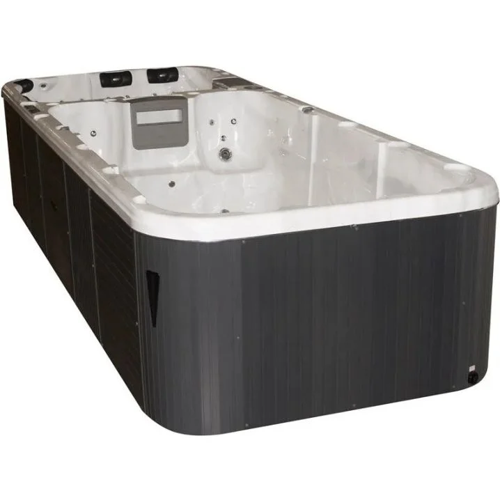 Плавальний СПА-басейн Passion Spas Aquatic 3 Deep (580x224x155 см), Сріблясто-білий